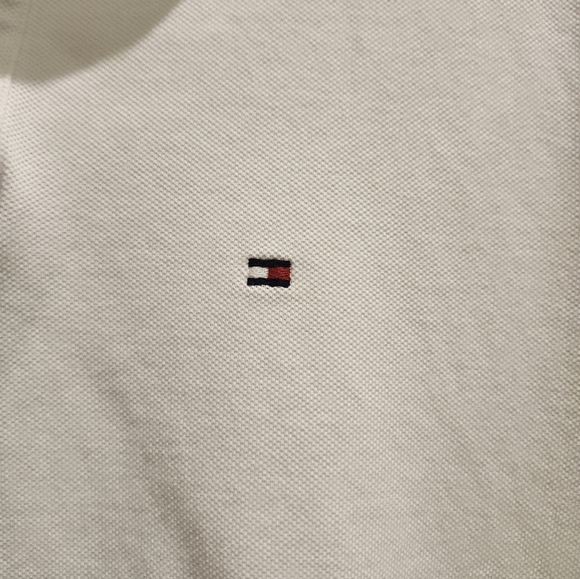 Tommy Hilfiger Men's White Polo Shirt - Picture 6 of 7